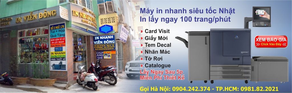 In Tem Decal Giấy