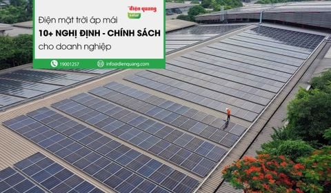 10+ Nghị Định & Chính Sách Hỗ Trợ Doanh Nghiệp Sử Dụng Điện Mặt Trời Áp Mái Tại Việt Nam