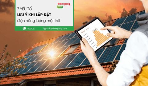 7 Yếu tố Lưu Ý Khi Lắp Đặt Hệ Thống Điện Mặt Trời Áp Mái
