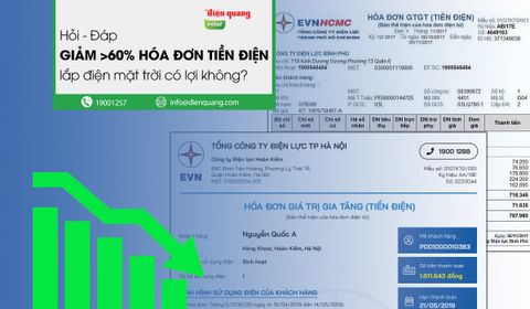 Giảm Hơn 60% Hóa Đơn Tiền Điện: Lắp Điện Mặt Trời Có Lợi Không?