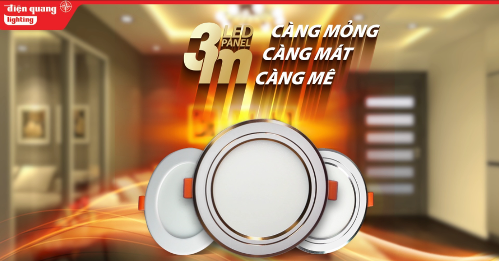 Đèn Led Panel Âm Trần Hiện Đại - Điện Quang