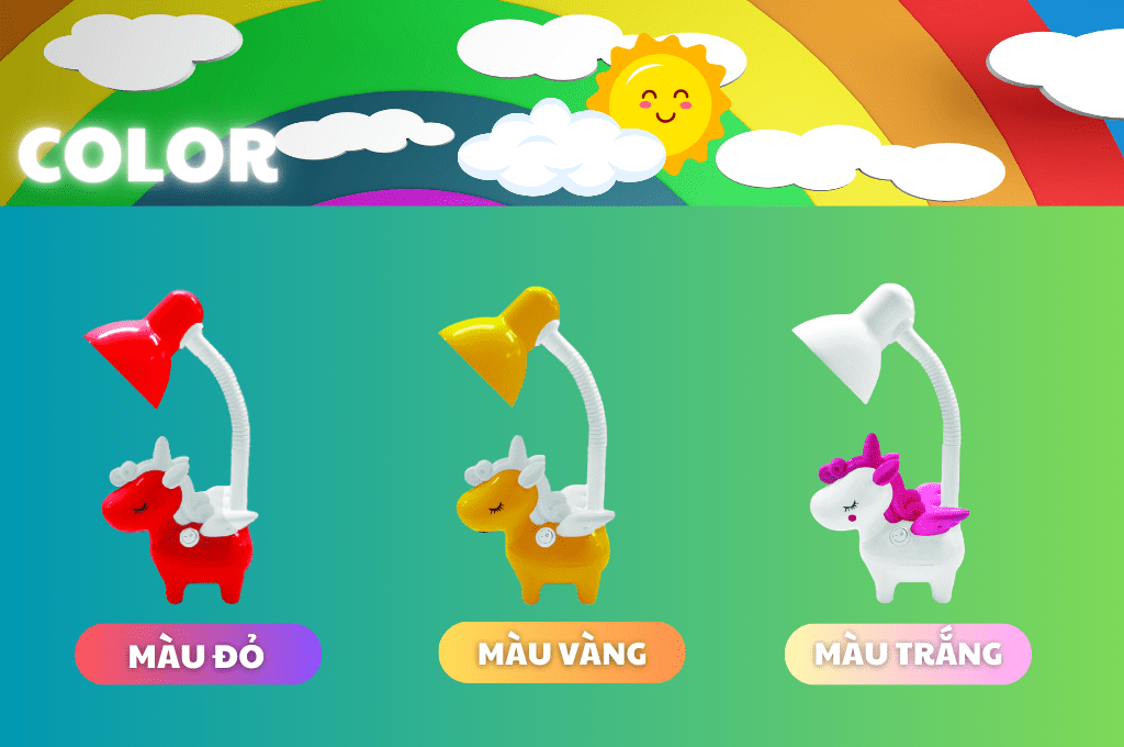 đèn bàn học chống cận giúp bảo vệ đôi mắt cho bé