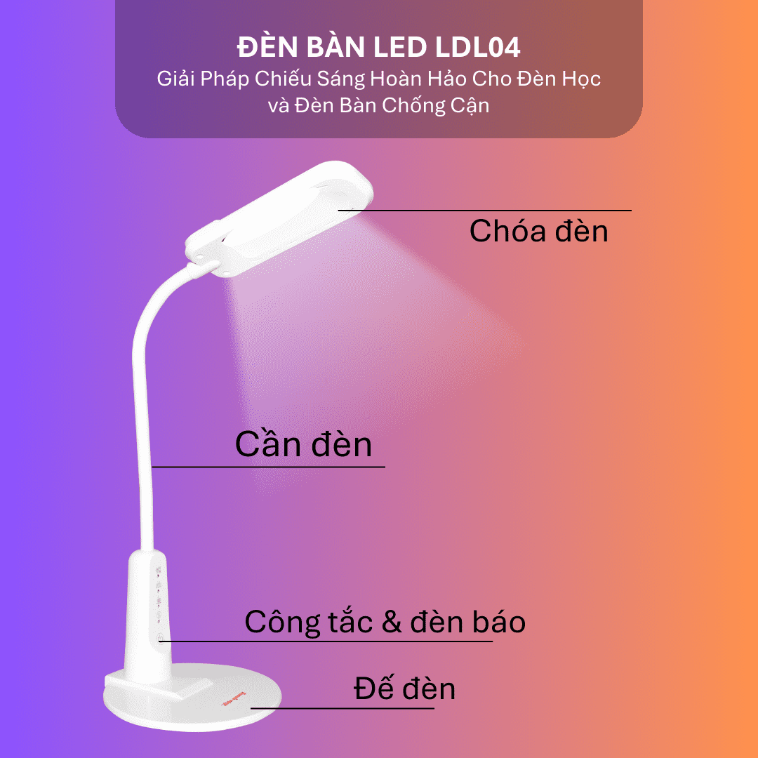 Đèn đọc sách chống cận Điện Quang LDL04