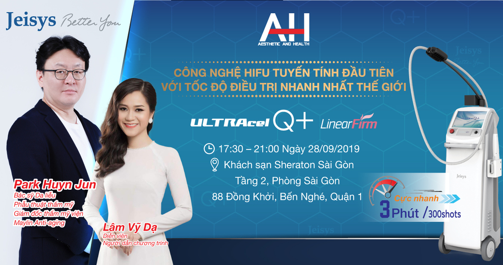 LỄ RA MẮT CÔNG NGHỆ HIFU TUYẾN TÍNH NHANH NHẤT THẾ GIỚI