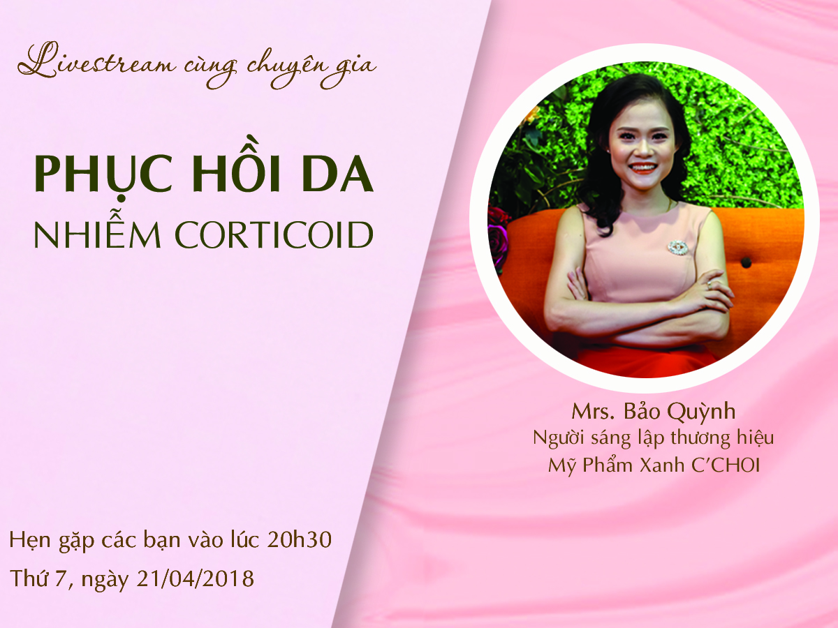 Phục Hồi Da Nhiễm Corticoid