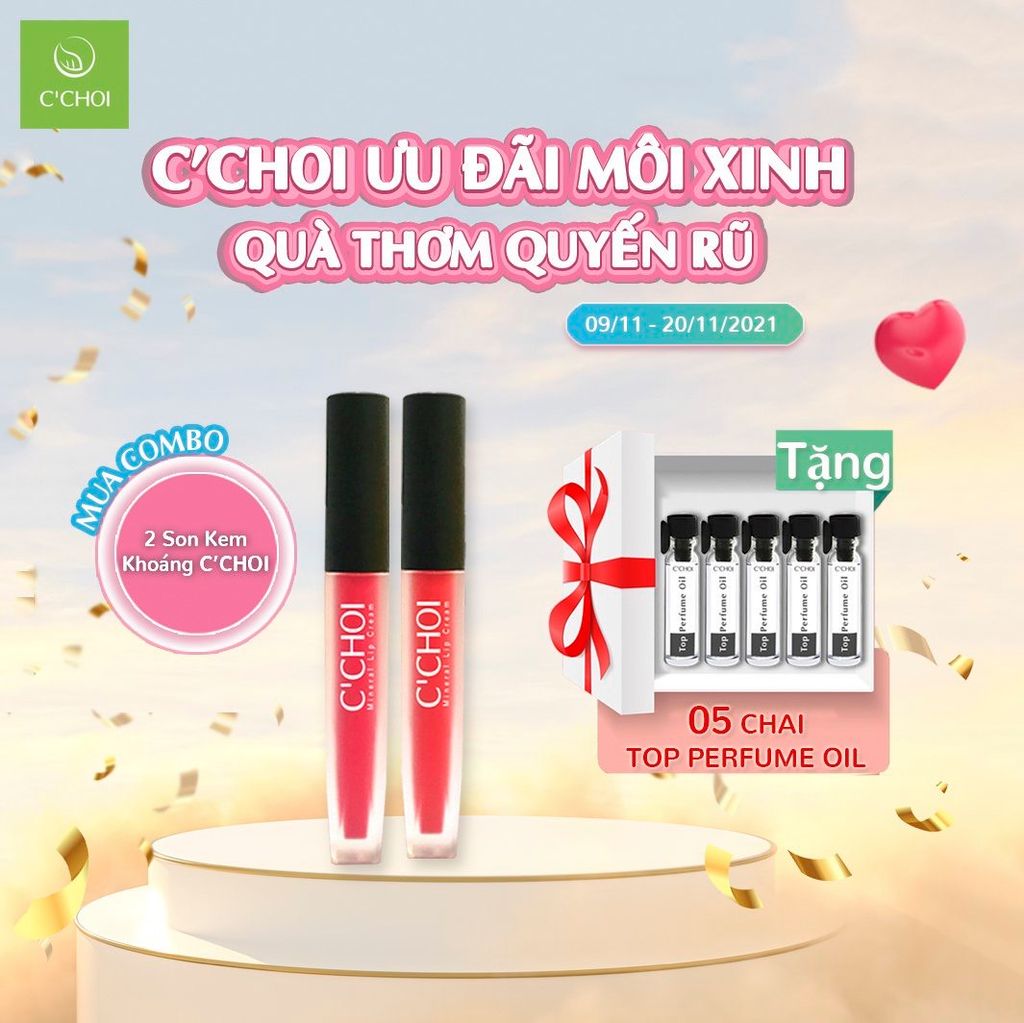 C'CHOI ƯU ĐÃI MÔI XINH - QUÀ THƠM QUYẾN RŨ