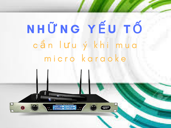 mua micro cho dàn karaoke