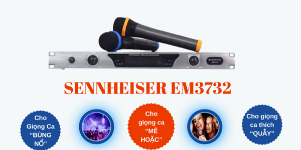 micro karaoke Sennheiser EM 3732