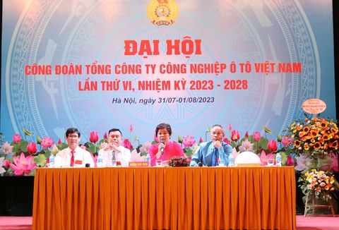 Đại hội VI Công đoàn Tổng Công ty Công nghiệp Ô tô Việt Nam, nhiệm kỳ 2023 -2028