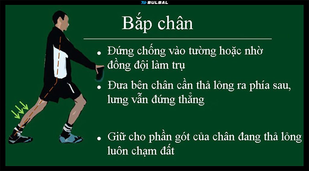 HƯỚNG DẪN THẢ LỎNG CƠ BẮP SAU KHI ĐÁ BÓNG