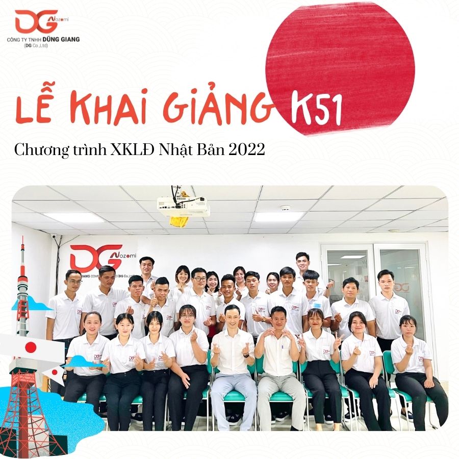 LỄ KHAI GIẢNG KHÓA 51 Ở DGNOZOMI | CHUẨN BỊ HÀNH TRANG TRƯỚC KHI ĐẾN NHẬT BẢN LÀM VIỆC