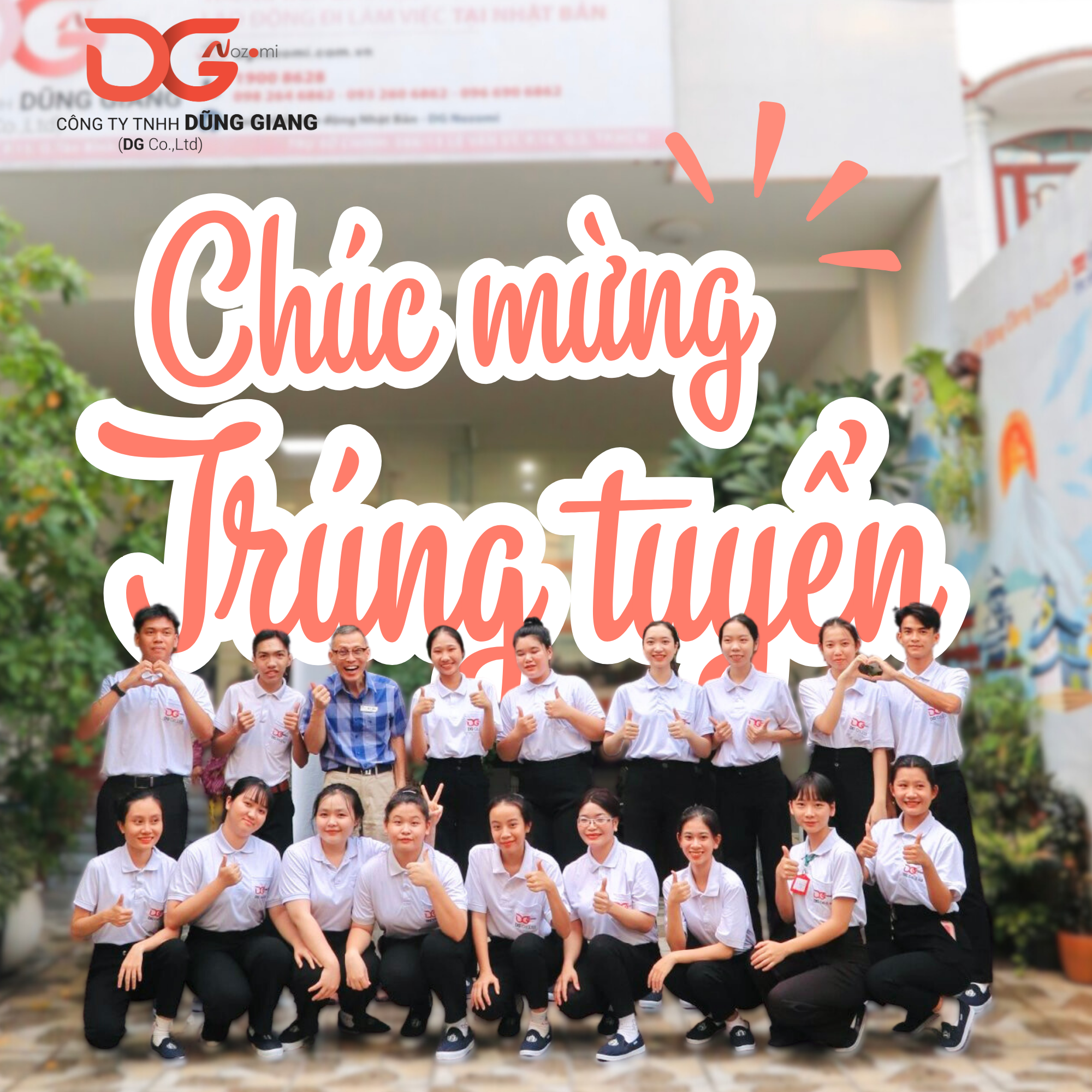 THỰC TẬP SINH TRÚNG TUYỂN NGÀNH ĐIỀU DUỠNG