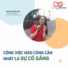 CÔNG VIỆC NÀO CŨNG CẦN NHẤT LÀ SỰ CỐ GẮNG