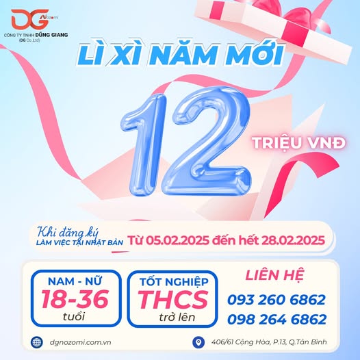 KHAI XUÂN RỘN RÀNG - ĐI NHẬT CHẲNG MÀNG CHI PHÍ