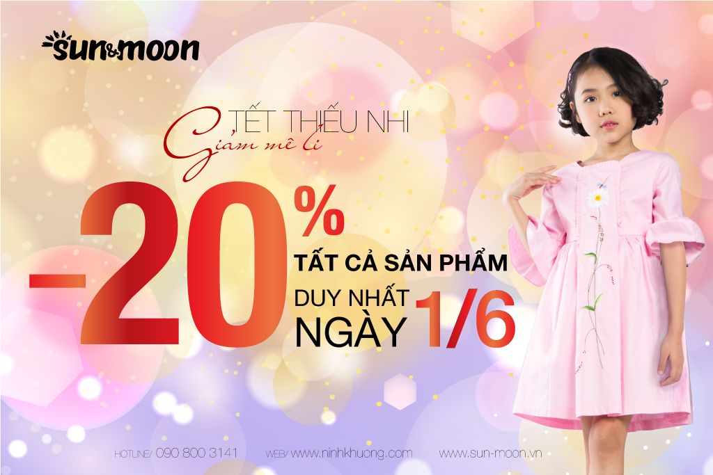 QUỐC TẾ THIẾU NHI - ƯU ĐÃI ĐẶC BIỆT CHỈ DUY NHẤT NGÀY 1/6