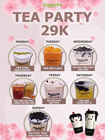 TEA PARTY'S SPRING 2019 CÙNG CUEICHA
