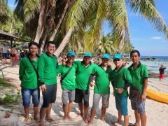 Hoàn thành đơn áo thun đồng phục cho du lịch Rooty Trip Việt Nam