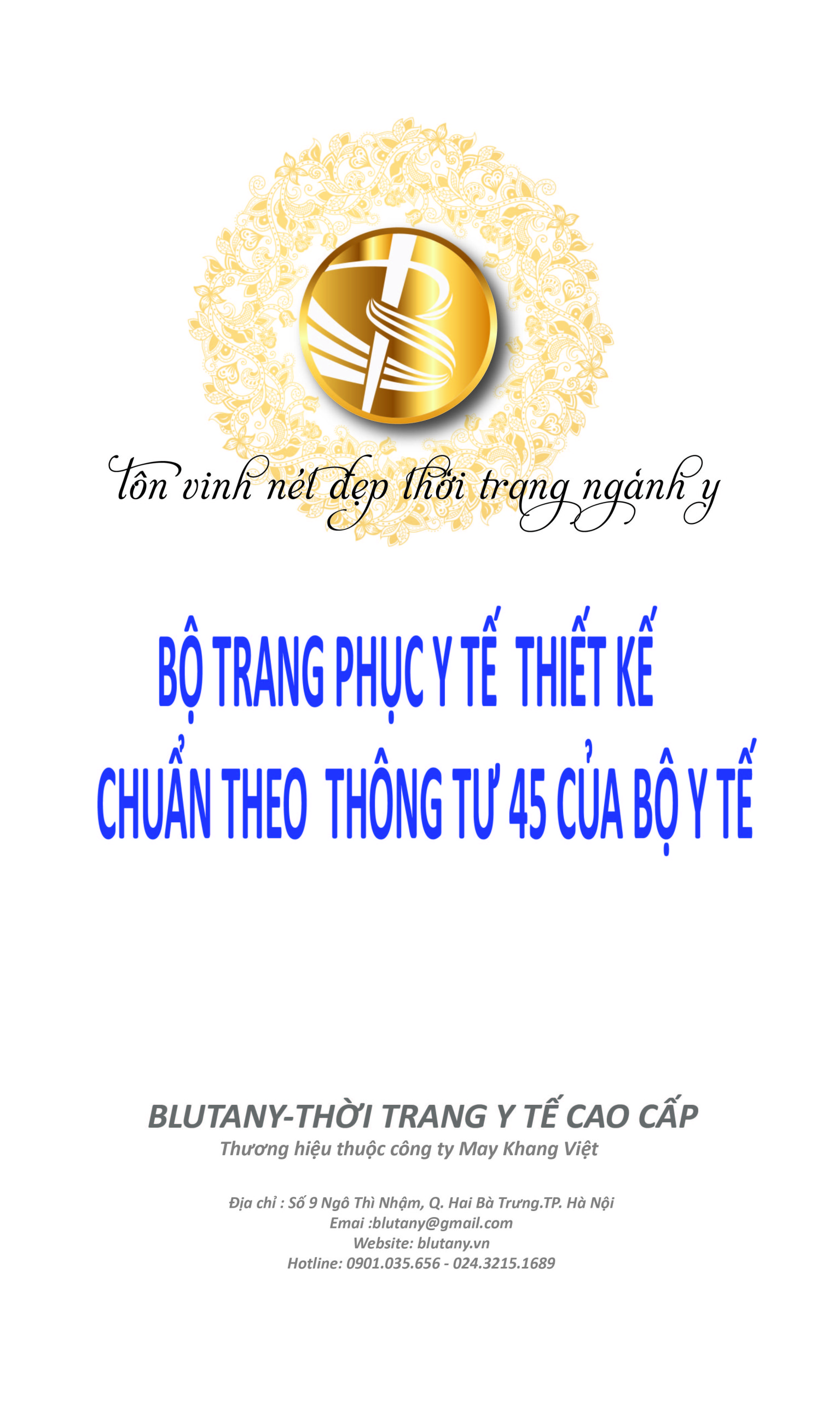TRANG PHỤC BỆNH VIỆN THEO THÔNG TƯ 45/2015/TT-BYT