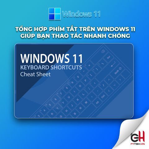 Tổng hợp các phím tắt mới trên Windows 11 giúp bạn thao tác trên máy tính nhanh chóng hơn rất nhiều