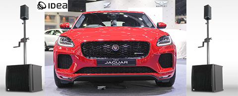 Triển lãm ra mắt dòng xe Jaguar E-PACE sang trọng cùng loa LUA Series