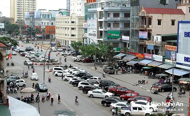 Bãi đỗ xe ở Tp. Vinh -