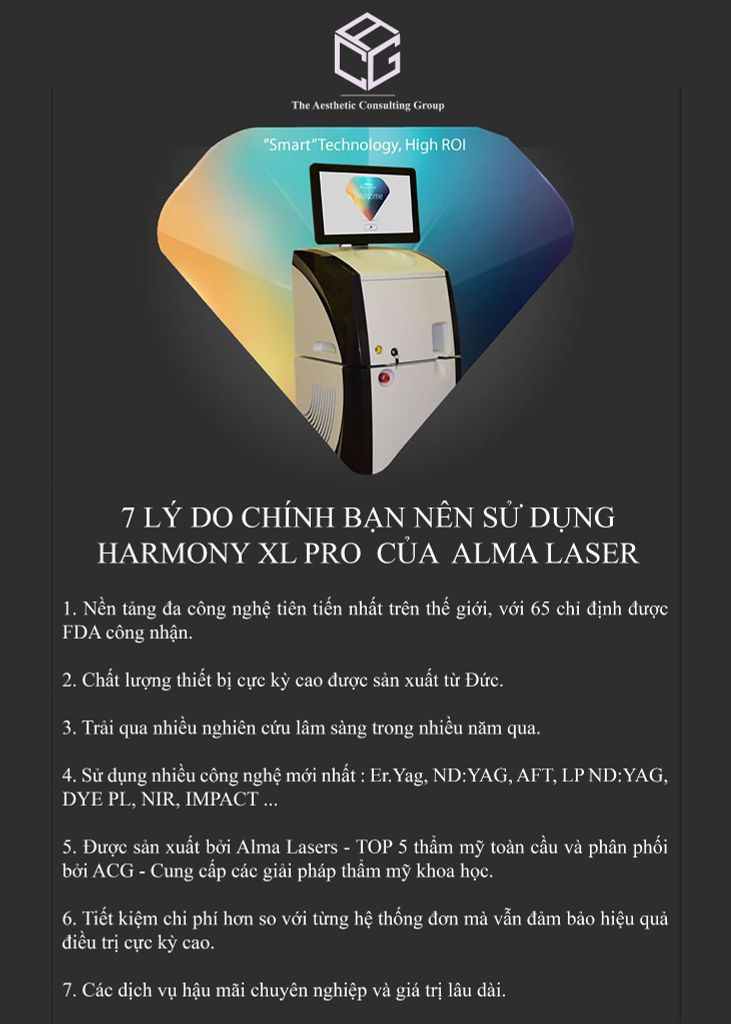 7 lý do bạn nên chọn Alma Harmony Xl Pro để điều trị thẩm mỹ