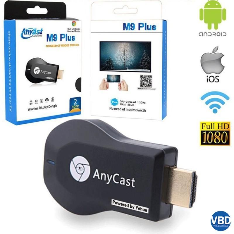 Hướng dẫn sử dụng Anycast M9 Plus kết nối từ Chrome, Google lên tivi không dây