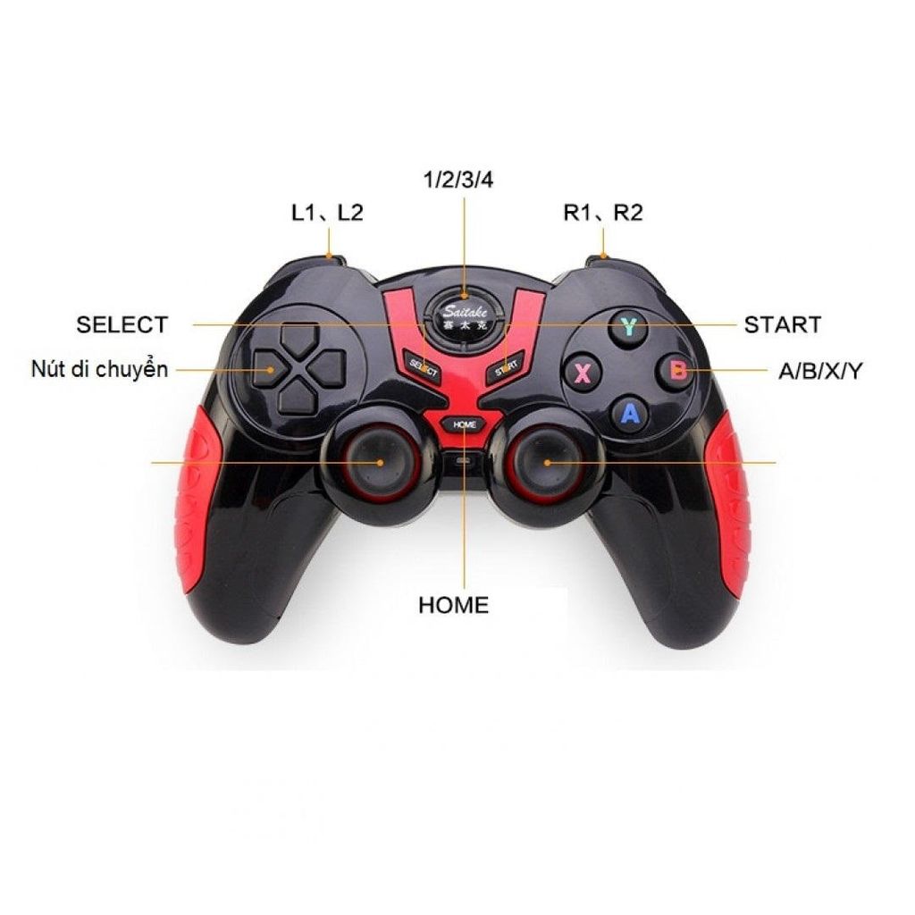 Hướng dẫn sử dụng tay cầm chơi game Saitake 7024x