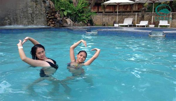 Tắm khoáng tại khu du lịch Tản Đà Spa Resort