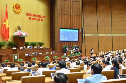 Quốc hội biểu quyết thông qua Luật sửa đổi, bổ sung một số điều của Luật Sở hữu trí tuệ với tỷ lệ 95,58%