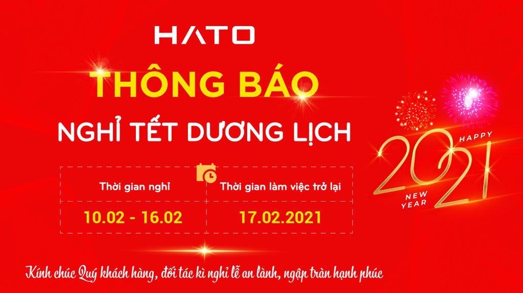 THÔNG BÁO LỊCH NGHỈ TẾT NGUYÊN ĐÁN 2021