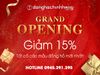 TƯNG BỪNG KHAI TRƯƠNG - GIẢM NGAY 15% TẤT CẢ ĐỒNG HỒ MỚI VỀ