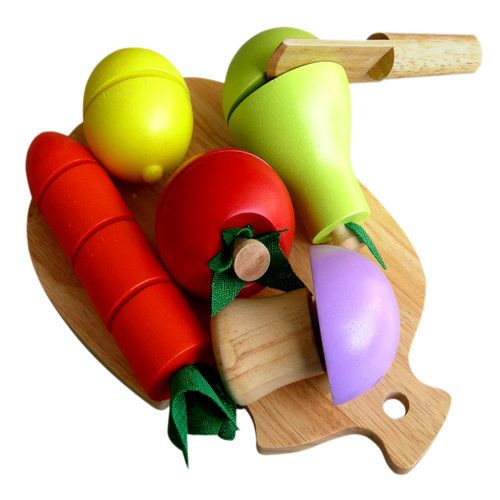đồ chơi cắt hoa quả bằng gỗ
