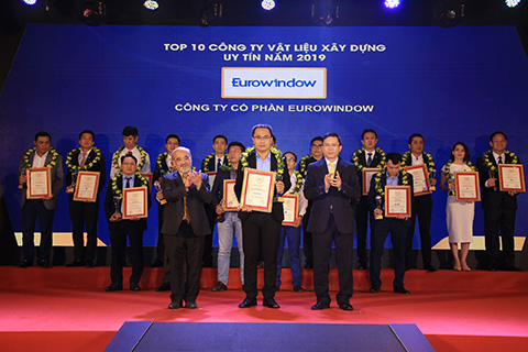 EUROWINDOW - TOP 2 CÔNG TY VẬT LIỆU XÂY DỰNG UY TÍN NĂM 2019