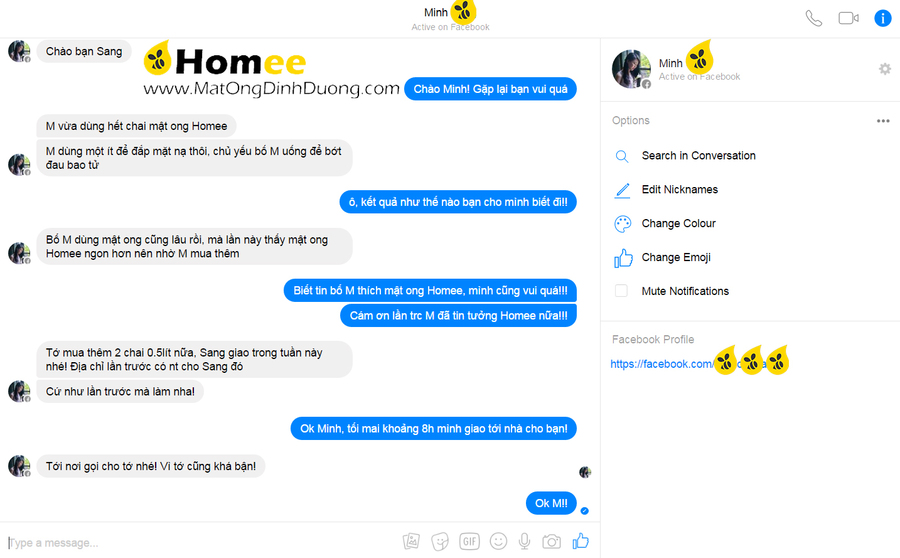 CẢM NHẬN KHÁCH HÀNG LẦN ĐẦU SỬ DỤNG MẬT ONG NGUYÊN CHẤT HOMEE