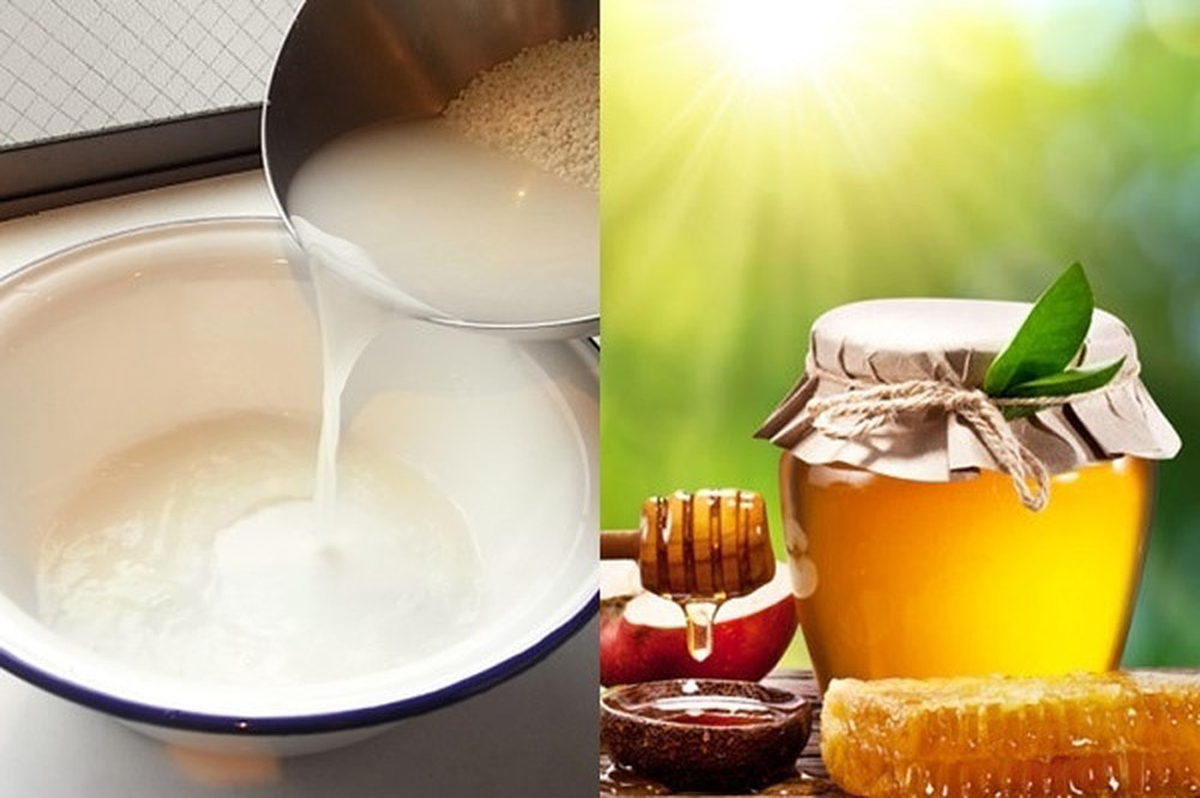 SỞ HỮU LÀN DA TRẮNG HỒNG VỚI CÁCH LÀM ĐẸP TỪ NƯỚC VO GẠO VÀ MẬT ONG
