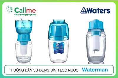 Hướng dẫn sử dụng bình lọc nước di động Waterman