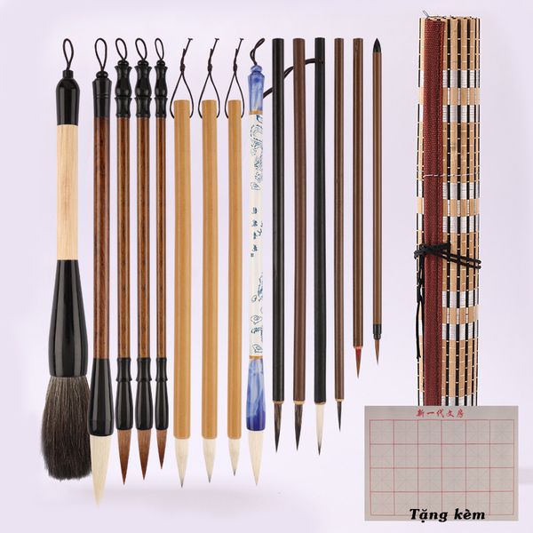 Bộ bút lông bộ cọ vẽ tranh thủy mặc