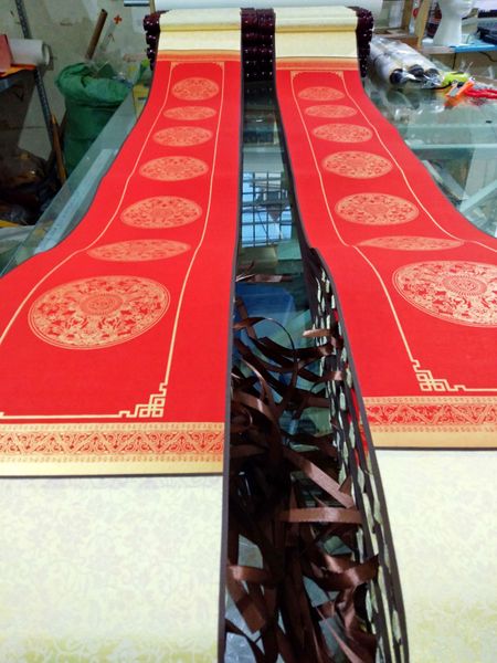 Biểu liễn câu đối đỏ kích thước 23x160cm