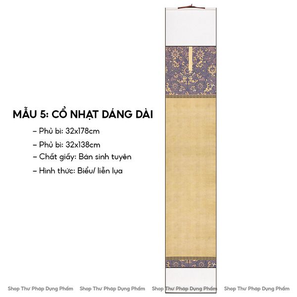 Biểu liễn lụa giấy xuyến chỉ tống cẩm