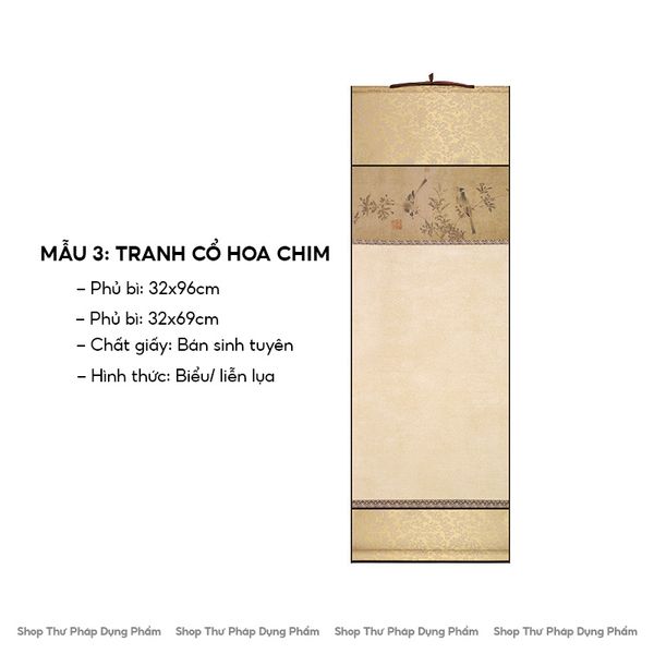 Biểu liễn lụa giấy xuyến chỉ tống cẩm