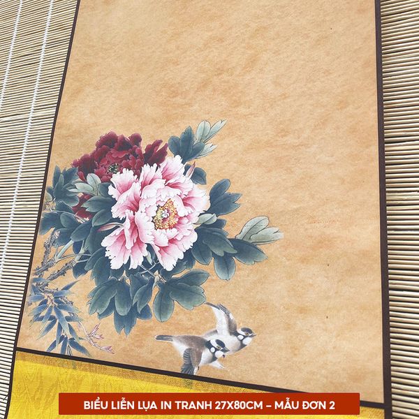 Biểu liễn lụa viết thư pháp