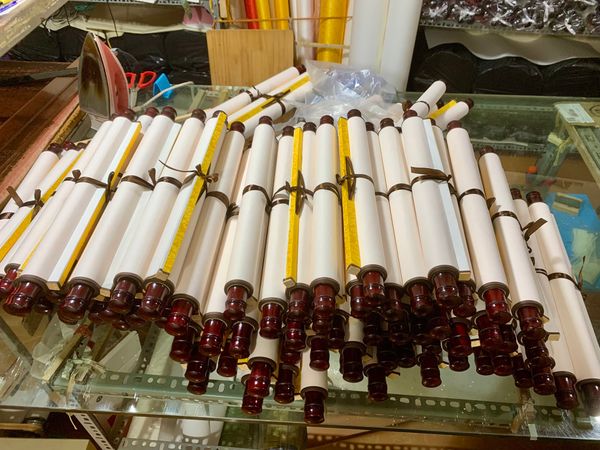 Biểu liễn lụa giấy xuyến chỉ viết thư pháp 40x100cm