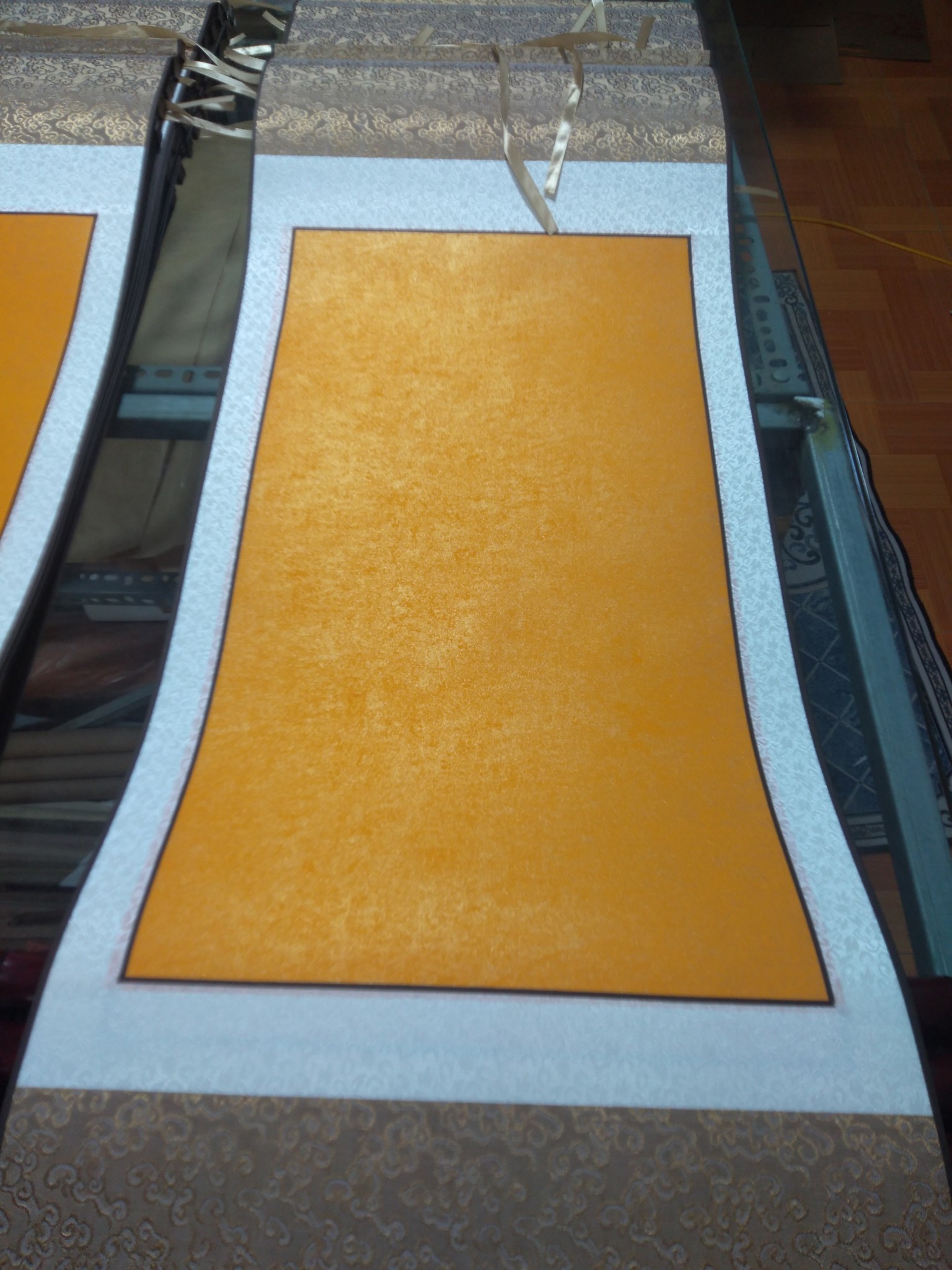 Giấy viết thư pháp xuyến chỉ nhuộm sáp 40x100cm