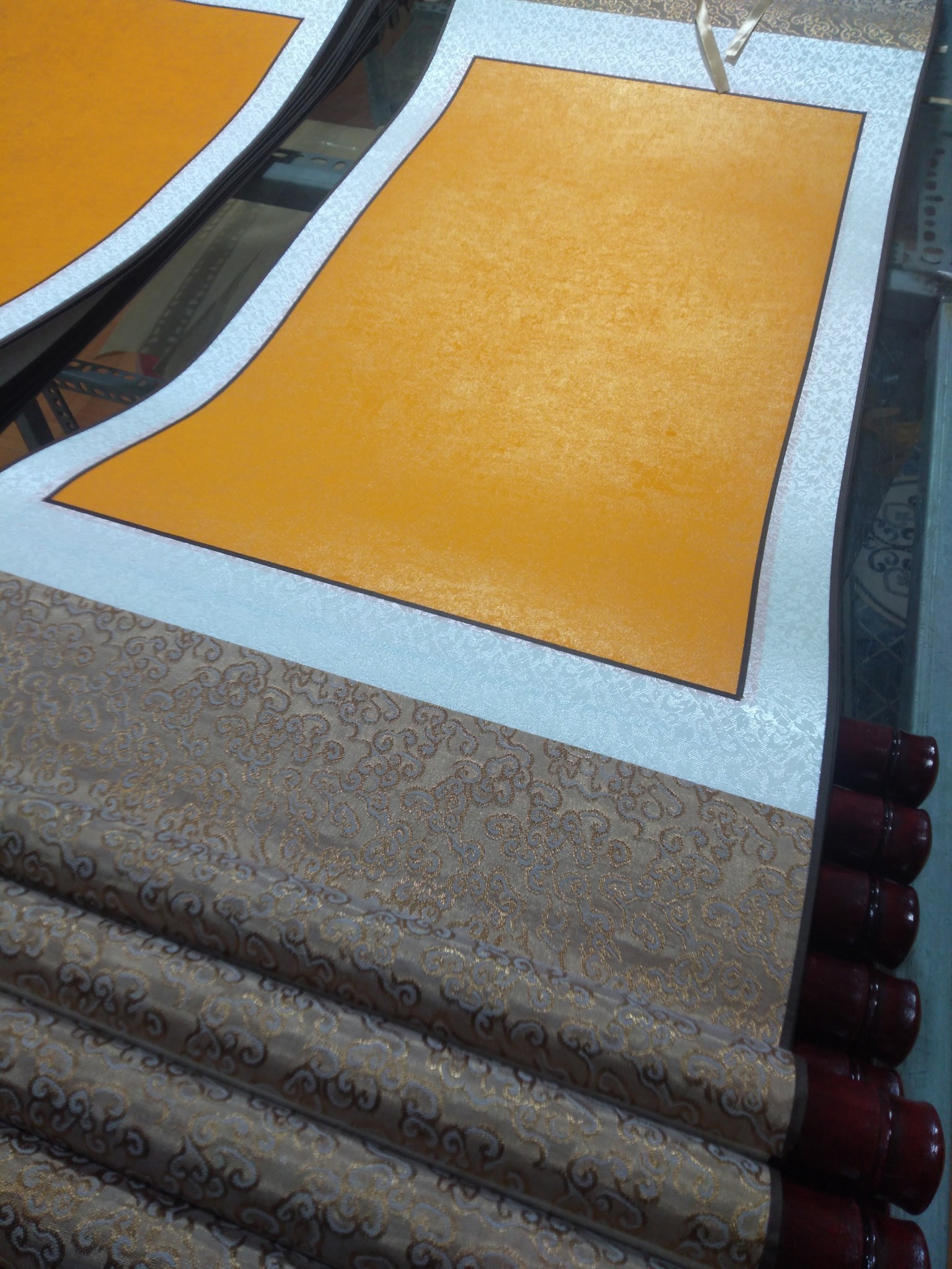 Giấy viết thư pháp xuyến chỉ nhuộm sáp 40x100cm