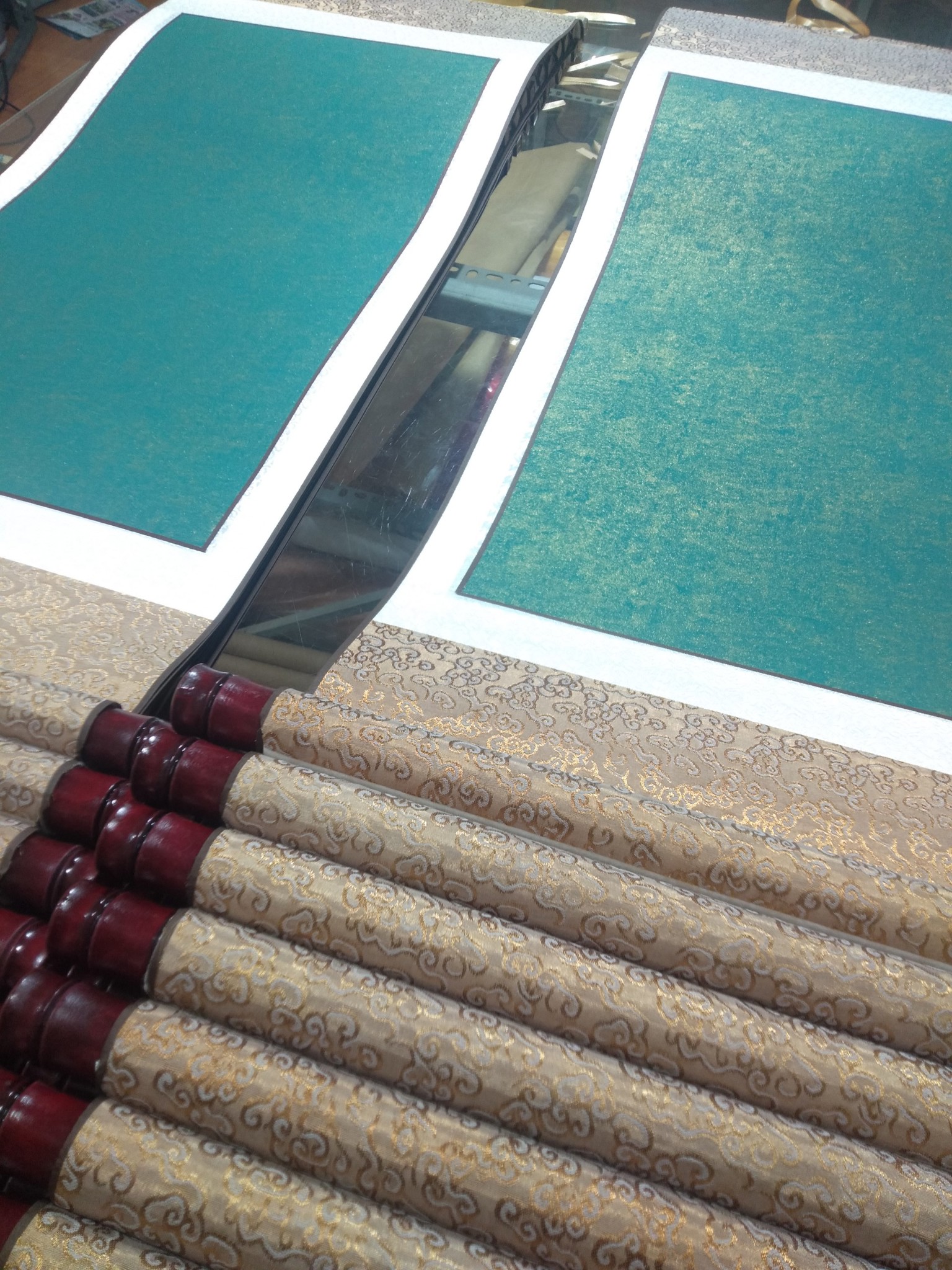 Giấy viết thư pháp xuyến chỉ nhuộm sáp 40x100cm