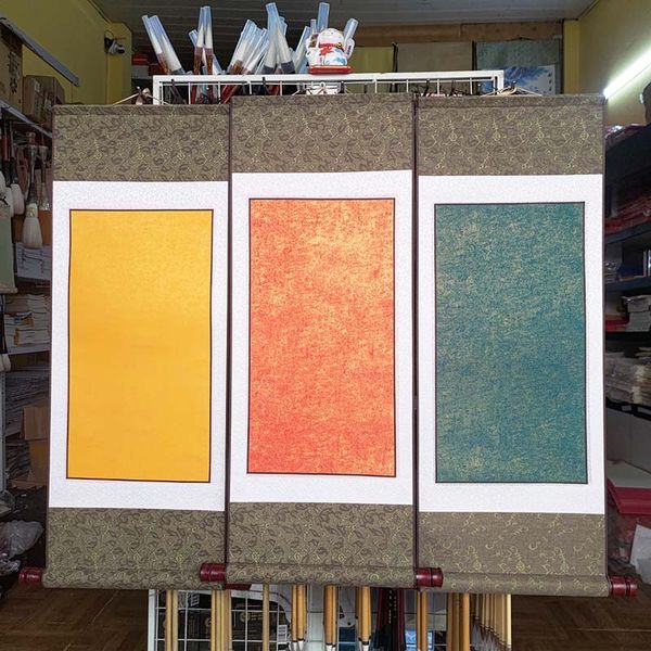 Biểu liễn lụa giấy xuyến chỉ nhuộm sáp