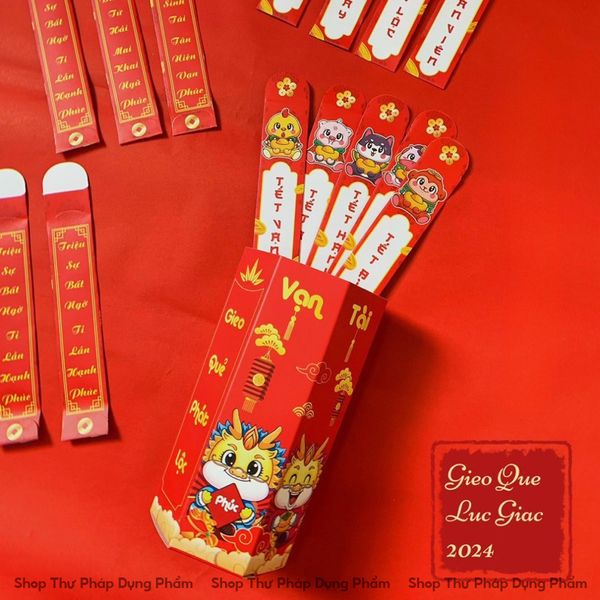 Bộ lì xì gieo quẻ 12 con giáp