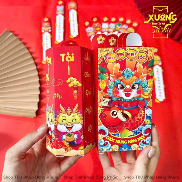 Bộ lì xì gieo quẻ 12 con giáp