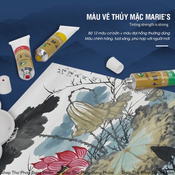 Bộ họa cụ vẽ thủy mặc PICASSIA